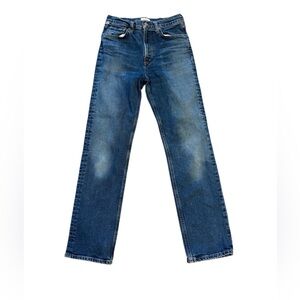 Citizens Of Humanity Daphne Straight-Leg Medium Blue Denim Jeans